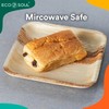 ECO SOUL Compostable 15cm Square Palm Leaf Plates | Pack
