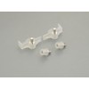 MC Type Inserted Dowel Shelf Bracket, Set of 1 (1 each left and right and 2 round), 0.2 inches (5 mm)