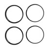 INFINAUTO Hub Centric Rings,60.1mm ID 65.1mm OD Car Wheel Hubrings