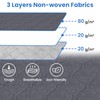 Fab totes 4-Pack Clothes Storage, Foldable Blanket Storage Bags, Storage