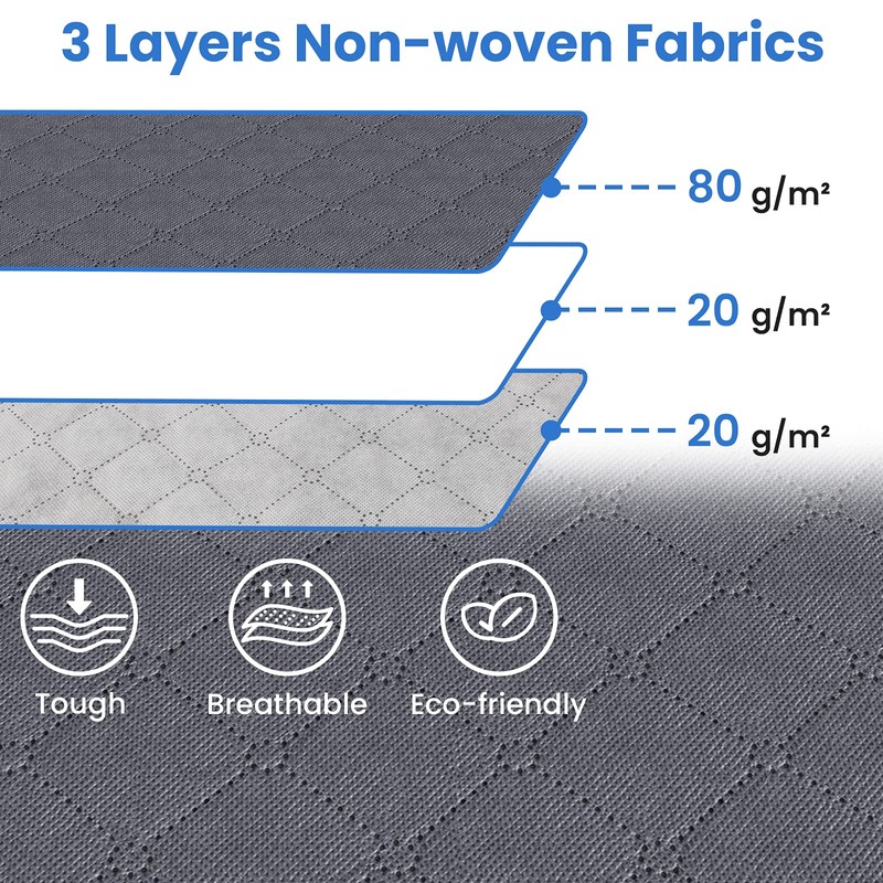 Fab totes 4-Pack Clothes Storage, Foldable Blanket Storage Bags, Storage