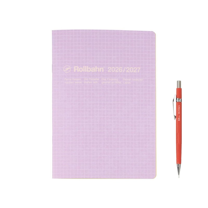 [Delphonics Notebook 2026-2027 Version/Starts March 2026] Rollbahn Note Diary Cola