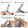 Wire Loom Tubing, 10ft Split Braided Cable Management Sleeve, Flexible