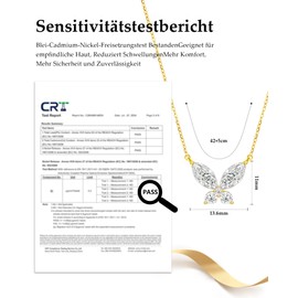 Women's 925 Sterling Silver Four-Leaf Necklace Earrings, Butterfly Chain Bracelet, Stud Ring, Ladies, Dupes Jewellery, Gifts for Women, Christmas, Birthday, Anniversary, Silver