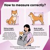 Dog Carrier Sling for Small Dogs 7–15 lbs, Hands-Free Front-Facing