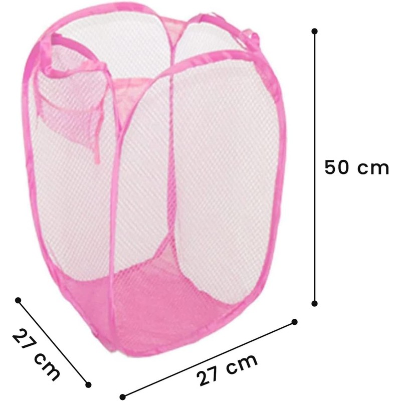 YIAGUN Laundry Baskets Pop Up Mesh Washing Bag, Foldable Laundry