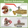 275-330 Gallon IBC Tote Hose Adapter, 3/4" Male NPT Inlet
