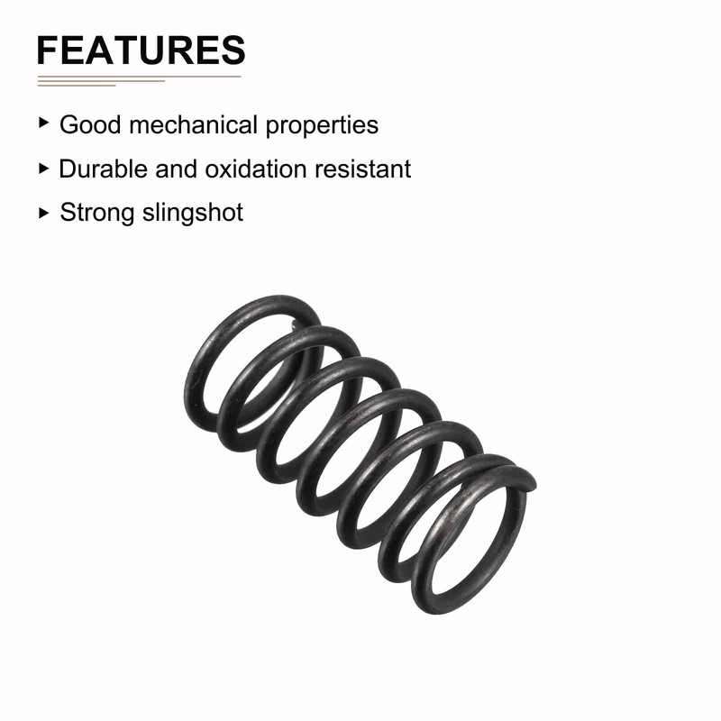 DTGN 1.2x10x20mm(DxODxL) Compression Spring - 20Pack - Good for Machinery