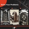 A-Premium Engine Timing Chain Kit W/Damper & Sprocket [fits OHV,