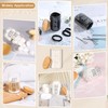 Funny Apothecary Jars 2 Pack Hair Tie Holder Organizers Bathroom