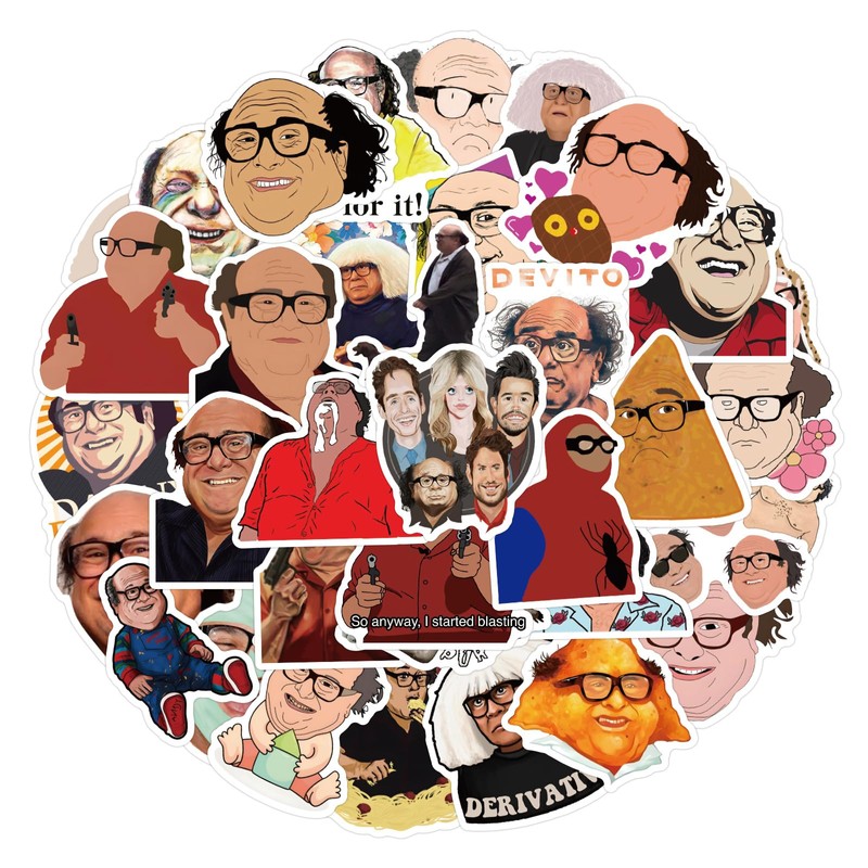 CHVISO【53 PCS 】Danny Devito Stickers, Meme Danny Dorito Sticker, Danny