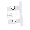 OHPHCALL Pack Bat Hangers Wall Mount Multi-Functional Bat Stand Natural