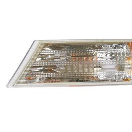 KYYET Compatible con Jeep Patriot 2007 2008 2009 2010 2011 2012 2013 2014 2015 2016 2017 cubierta de la lámpara de señal de giro de estacionamiento, luz de esquina delantera izquierda