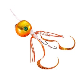 Shimano Tai Laba Set, Inogetsu, Rakchenbaku R 001, Orange Gold, 3.5 oz (100 g), Sea Bream, Salt Metal