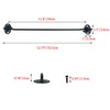 Proshopping 2PCS 12 Inch Stainless Steel Barn Door Hook and