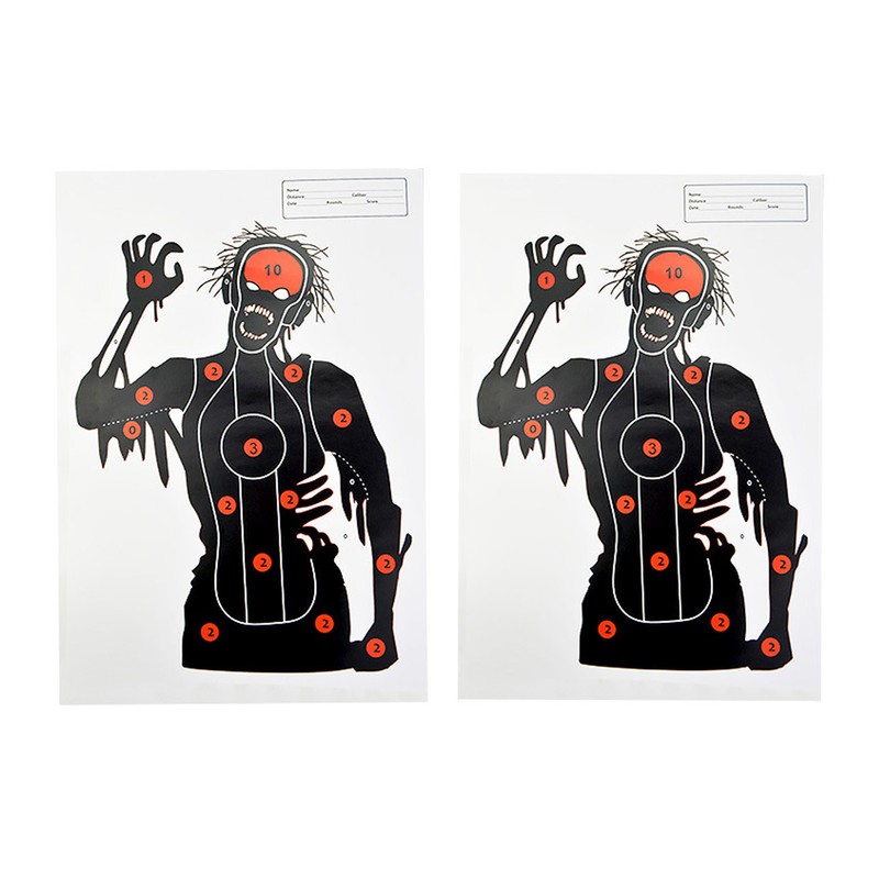 10Pcs Shooting Targets Paper Archery Paper Targets Bow Arrow Hunting