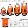 Arteesol Dry Bag, Waterproof Bag, 5L/10L/20L/30L, Pack Sack with Long