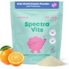 JoySpring Kids Multivitamin Powder – Complete Daily Nutrition with 23 Vitamins & Minerals, Fiber & Enzymes for Digestive + Immune Support – Sugar-Free Orange Flavor, 30 Servings