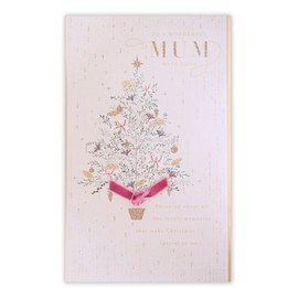 Clintons: Tree With Glitter Baubles Mum Christmas Card, Multi-Colour, 171 x 260, 1150672