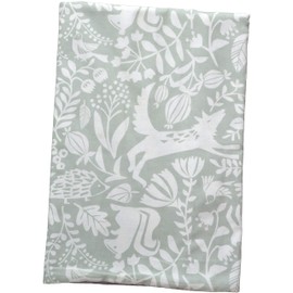 CAMEL PALMS 100% Cotton, Gauze, One-Sided Japanese Bleaching, Skin Duvet Cover, Snap with Tape for Easy Removal, Single, 55.1 x 74.8 inches (140 x 190 cm), Forest Animals B