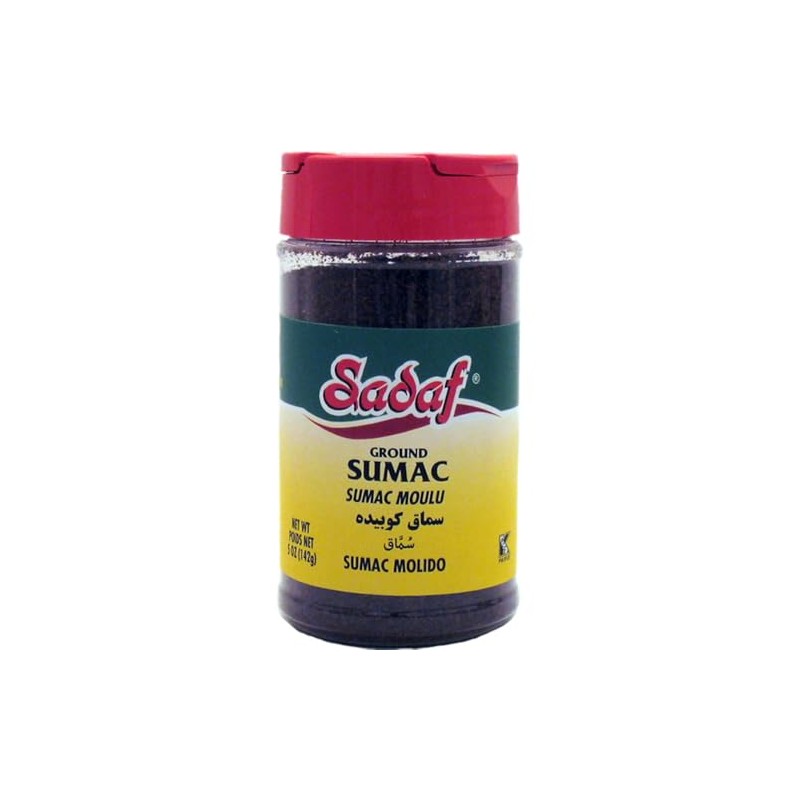 Sadaf Sumac spice ground - Pure sumac seasoning powder -