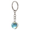 LIFKOME World Map Globe Keychain Creative Planet Key Chain Portable