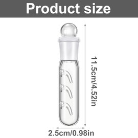 BDHYYM Pack of 3 Planaria Trap, 3 Hole Glass Transparent Planaria Trap, Snail Trap for Catching Planaria, Snails, Leeches in the Aquarium