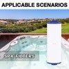 Wowreed Spa Filter Compatible with PWW50L, 4CH-949, FC-0172, SD-01143, 817-4050,