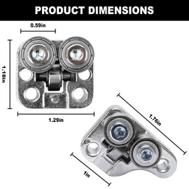 Niahm 42-24-0015 & 42-28-0025 Bandsaw Front and Rear Guide Roller Kit Replacement Part Bandsaw