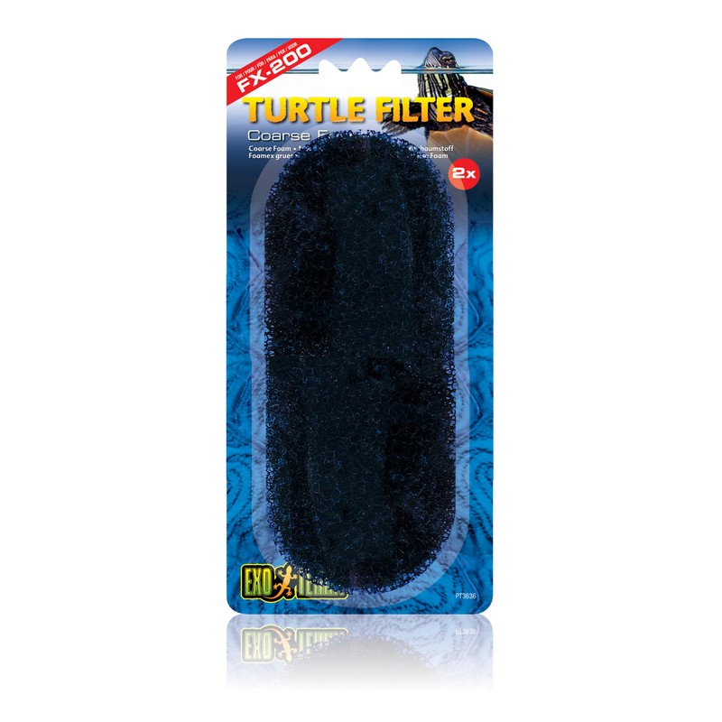Exo Terra Turtle Filter Coarse Foam, Replacement Filter Media for