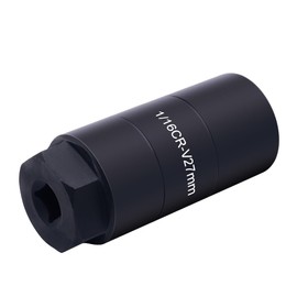 OXCANO Oil Pressure Sensor Socket,1 1/16 Socket Switch Compatible with 3/8" Drive or 1 1/8" Hex Wrench,Professional Oil Pressure Switch Socket for Quick Removing/Installing Oil Sending Unit (Black)