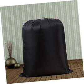 Hohopeti Storage Organizer Drawstring Quilt Storage Bag Nylon Large Size 94x120cm Space Saver
