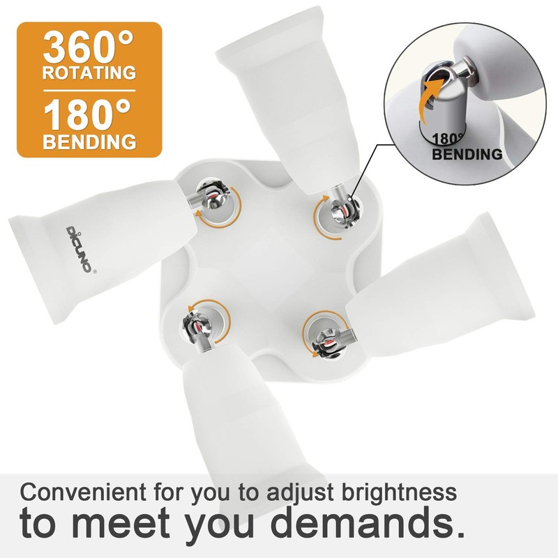 DiCuno 3 / 4 / 5 in 1 E27 Socket