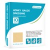 OPTITEKNIK Manuka Honey Gauze Dressing 2"x2" Pack of 10, Manuka