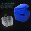 Denture Case, Denture Cup with Strainer, Coolrunner Denture Bath Box