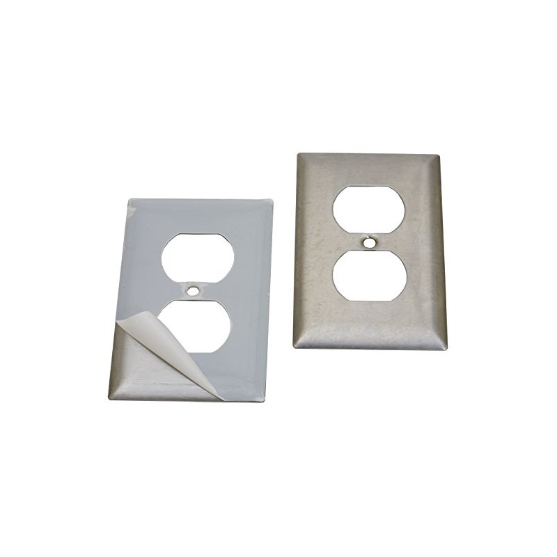 Bryant Electric SS8 1-Gang, 1-Duplex, Standard Size 302/304 Stainless Steel