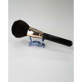 BlingTrail Crab Pen Holder For Desk Cute, Cute Makeup Brush Holder, Single Fountain Pen Holder For Desk, Cute Vanity Accessories Gift For Woman Who Have Everything, 2024 Upgrade Well Balanced, Blue