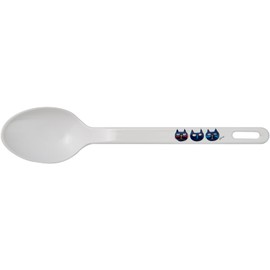 Enameled Plune Enameled Dessert Spoon, Mimikoko Peach Size: Approx. W 1.5 x D 6.8 x H2.4 inches (3.8 x 17.4 x 2.4 cm), PDS-302