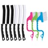 9 Pcs Crevice Cleaning Brush, Hand held Groove Gap Cleaning