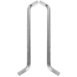 Pluzmecalm 2Pcs Silver Garbage Disposal Wrench, Universal Compatible, Fixed Ratchet, Small Size, Essential Home Improvement Tool