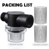 Honoson 3 Pcs Water Pump Strainer Filter Set Include Twist