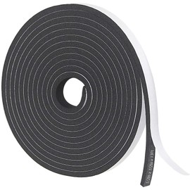 Storystore Foam Insulation Tape Self Adhesive, 1/2In x 1/2In x 13Ft Weather Stripping for Doors and Windows, Sound Proof Soundproofing Door Seal, Weatherstrip, Air Conditioning Seal Strip