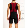 Wixen Men’s Triathlon Suit – Padded One-Piece Sleeveless Trisuit with