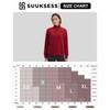 SUUKSESS Sweatshirts for Women Zipper Hoodies Fall Fashion Pullover Long