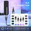 FIFINE Audio Interface with RGB Lights,Slider Fader for Podcast Streaming