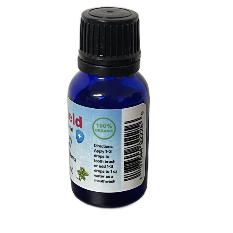 Ora-Shield Organic Tooth Oil, Gum Disease Relief, Helps Bleeding, Sore