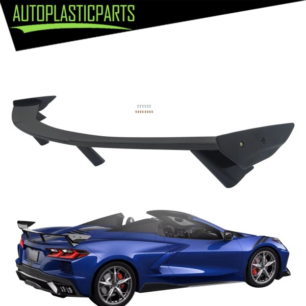 autoplasticparts High Wing Style Trunk Spoiler Lip Gloss Black Suit