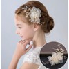 Flower Hair Accessory Pearls Floral Cute Elegant Hair Pin for