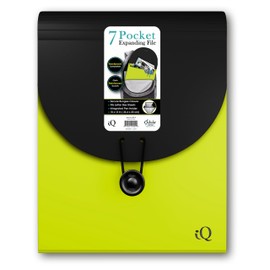 iScholar 7 Pocket Expanding Backpack Folder, Color May Vary