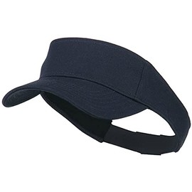 Ashen Fane Unisex Adjustable Cotton Sun Visor, Navy